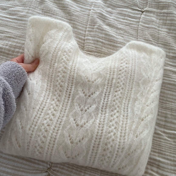 Sezane Sweaters - NWT Sezane Malou Jumper (Ecru) - Size Small